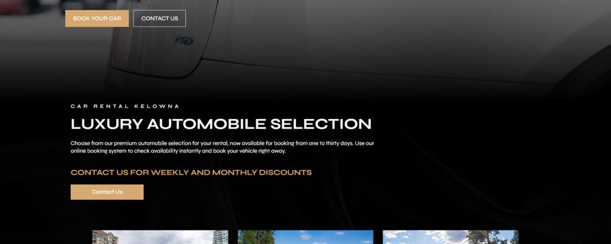 a car rental website made by wordpress expert developer