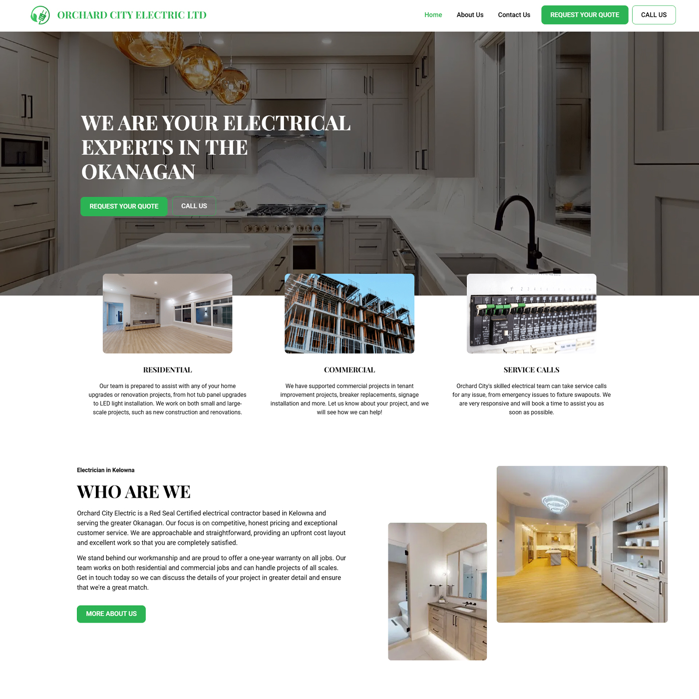 A wordpress website made by professional developer