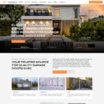 a garage door website made by wordpress expert in the philippines