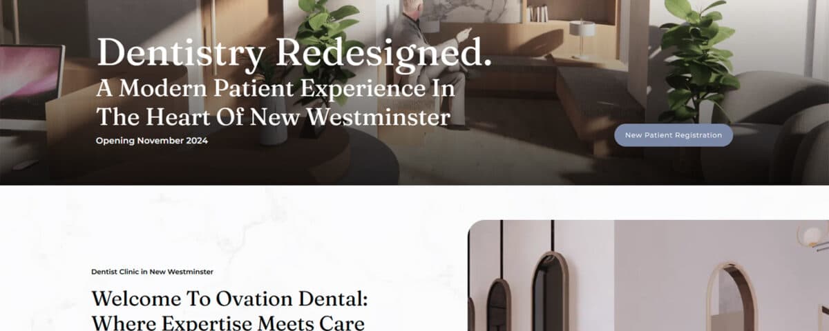 ovation website made by professional wordpress developer